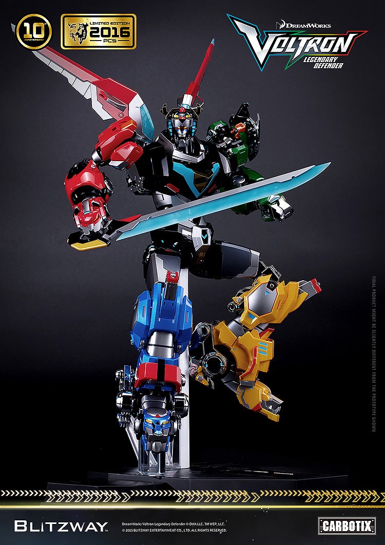 《Voltron》百獸王合金模型 限量2016套支援完全合體