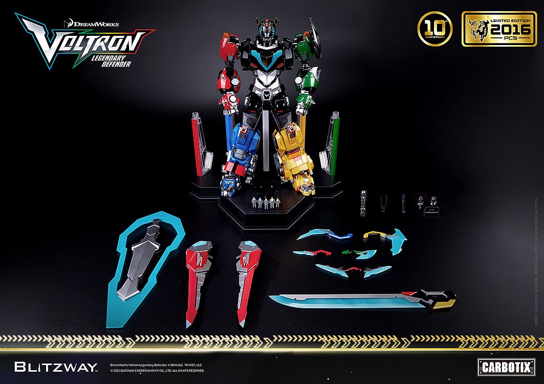 《Voltron》百獸王合金模型 限量2016套支援完全合體