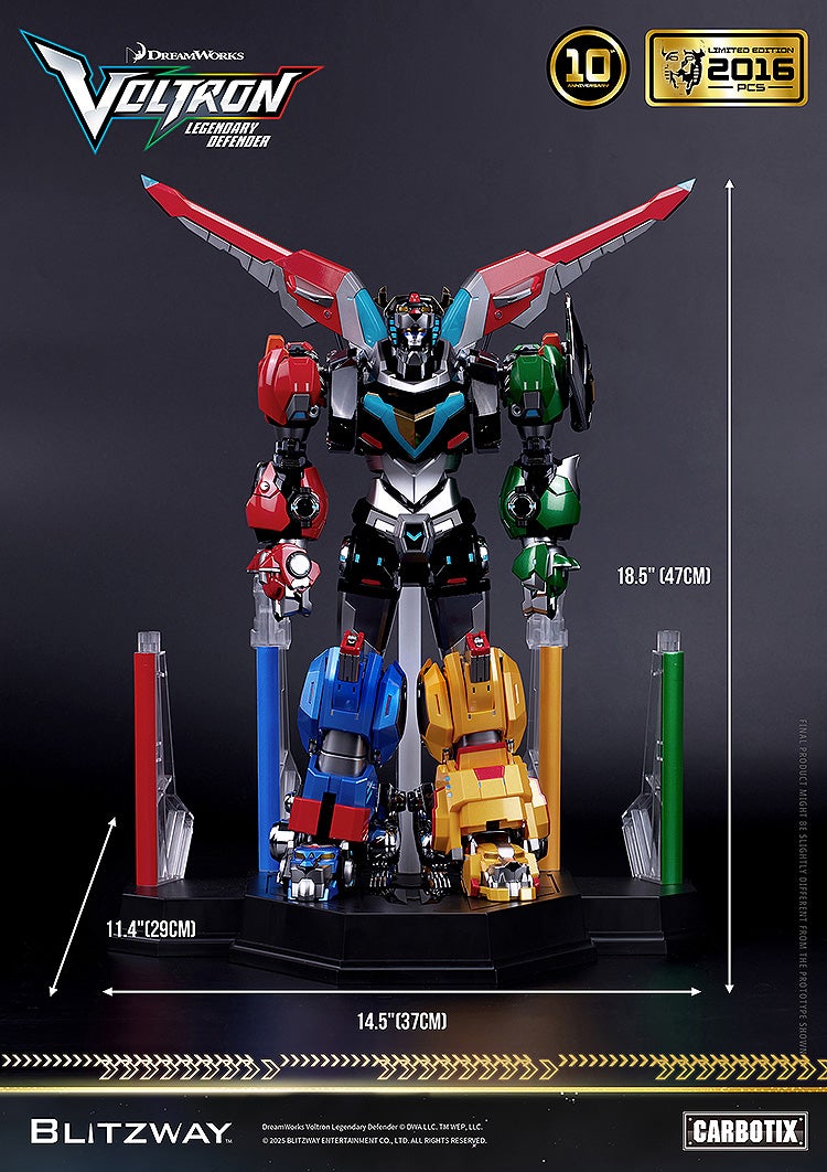 《Voltron》百獸王合金模型 限量2016套支援完全合體