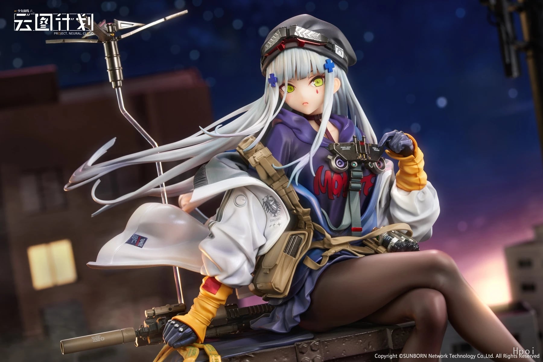 CALBONE《少女前線:雲圖計劃》可露凱暮色警衛 1/6彩色原型公開