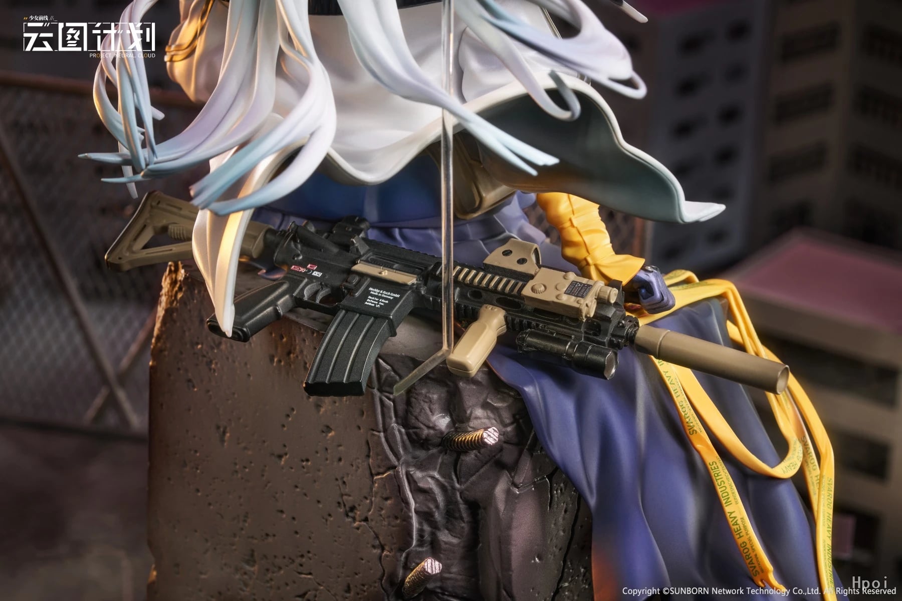 CALBONE《少女前線:雲圖計劃》可露凱暮色警衛 1/6彩色原型公開