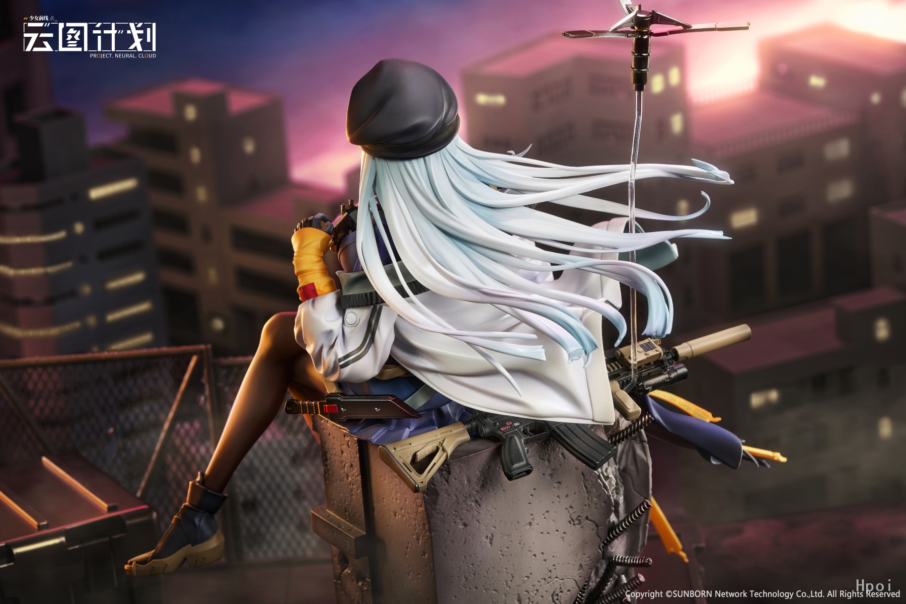 CALBONE《少女前線:雲圖計劃》可露凱暮色警衛 1/6彩色原型公開