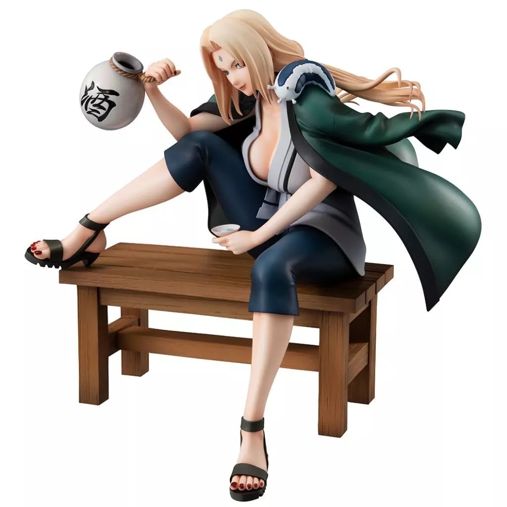 MegaHouse《火影忍者》綱手微醺模型再販 附小蛞蝓配件