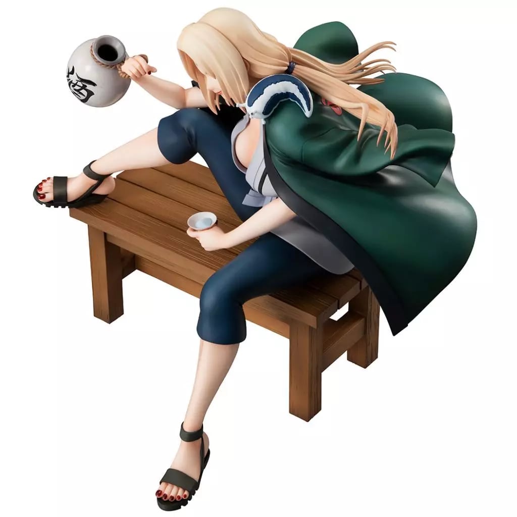 MegaHouse《火影忍者》綱手微醺模型再販 附小蛞蝓配件