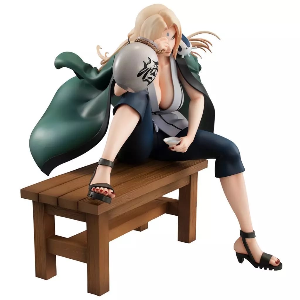 MegaHouse《火影忍者》綱手微醺模型再販 附小蛞蝓配件