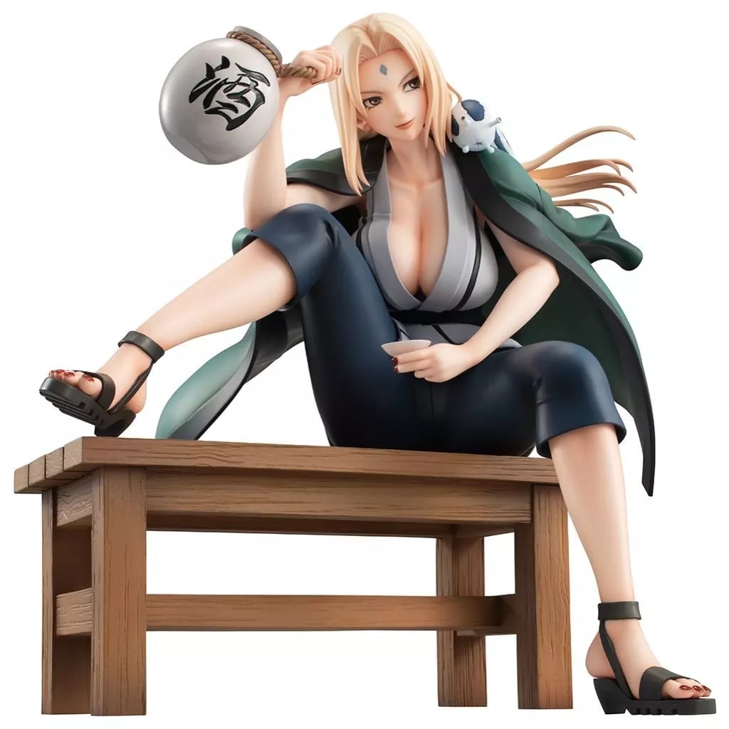 MegaHouse《火影忍者》綱手微醺模型再販 附小蛞蝓配件