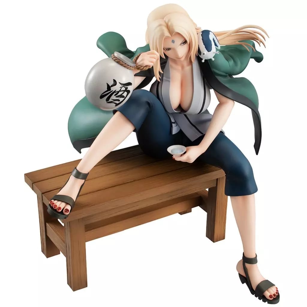 MegaHouse《火影忍者》綱手微醺模型再販 附小蛞蝓配件
