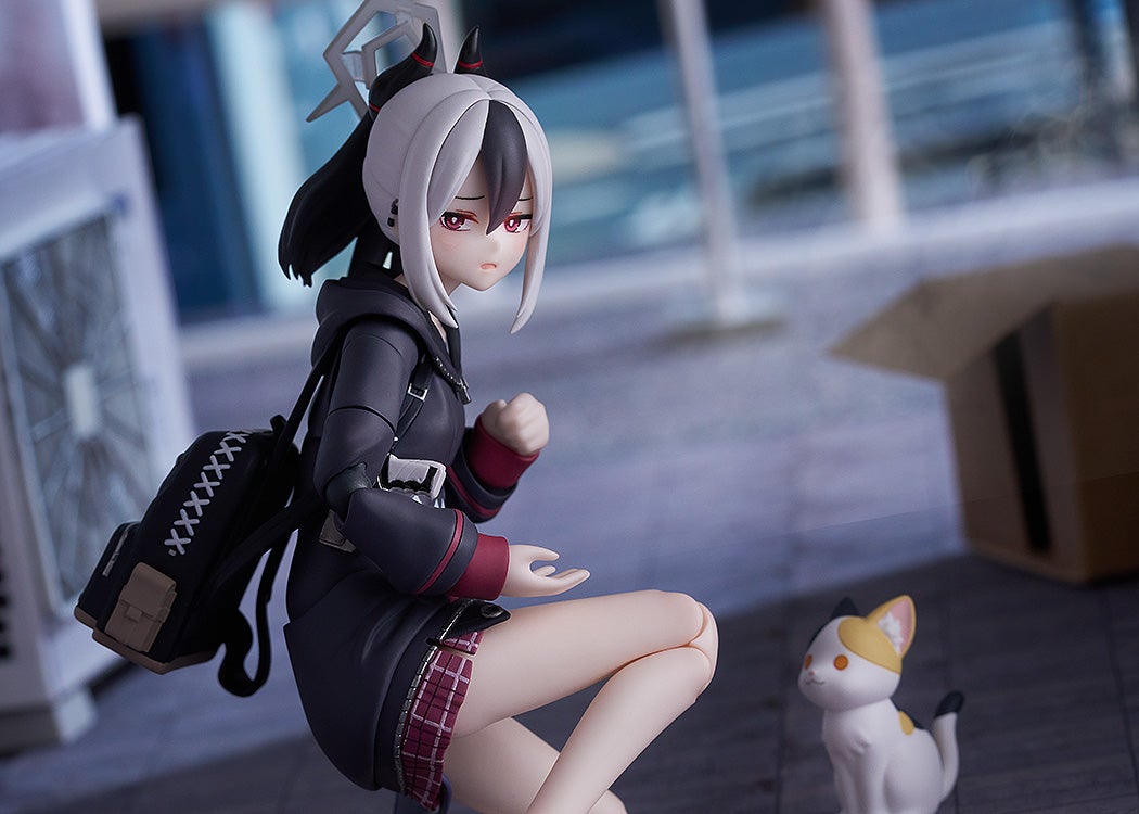 《蔚藍檔案》figma鬼方佳世子開放預約 附屬三毛貓與蹲姿裙擺 4 《蔚藍檔案》figma鬼方佳世子開放預約 附屬三毛貓與蹲姿裙擺