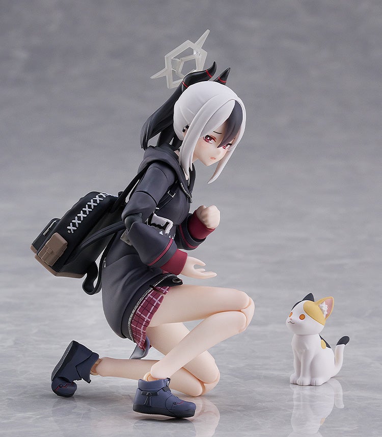 《蔚藍檔案》figma鬼方佳世子開放預約 附屬三毛貓與蹲姿裙擺 11 《蔚藍檔案》figma鬼方佳世子開放預約 附屬三毛貓與蹲姿裙擺