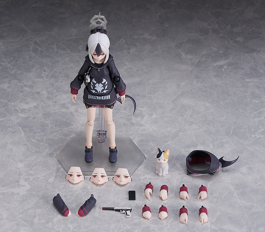《蔚藍檔案》figma鬼方佳世子開放預約 附屬三毛貓與蹲姿裙擺 14 《蔚藍檔案》figma鬼方佳世子開放預約 附屬三毛貓與蹲姿裙擺