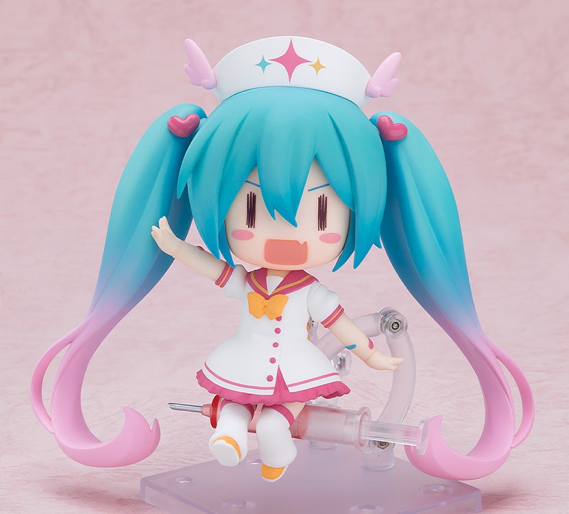 GSC《M@GICAL☆CURE! LOVE ♡ SHOT!》初音未來魔法護士黏土人公開 附超大注射器與愛心光線臉 4 GSC《M@GICAL☆CURE! LOVE ♡ SHOT!》初音未來魔法護士黏土人公開 附超大注射器與愛心光線臉