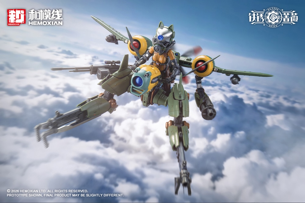 HEMOXIAN《鐵銹薔薇》Lande Koskinen 鋒刃可變組裝模型 2026 年 10 月開賣 15 HEMOXIAN《鐵銹薔薇》Lande Koskinen 鋒刃可變組裝模型 2026 年 10 月開賣