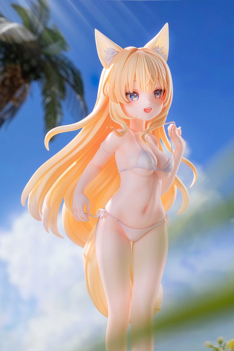 星萝馆原創美少女「yoyo 海邊假期」1/7 模型預購開始 加碼附贈白絲襪特典