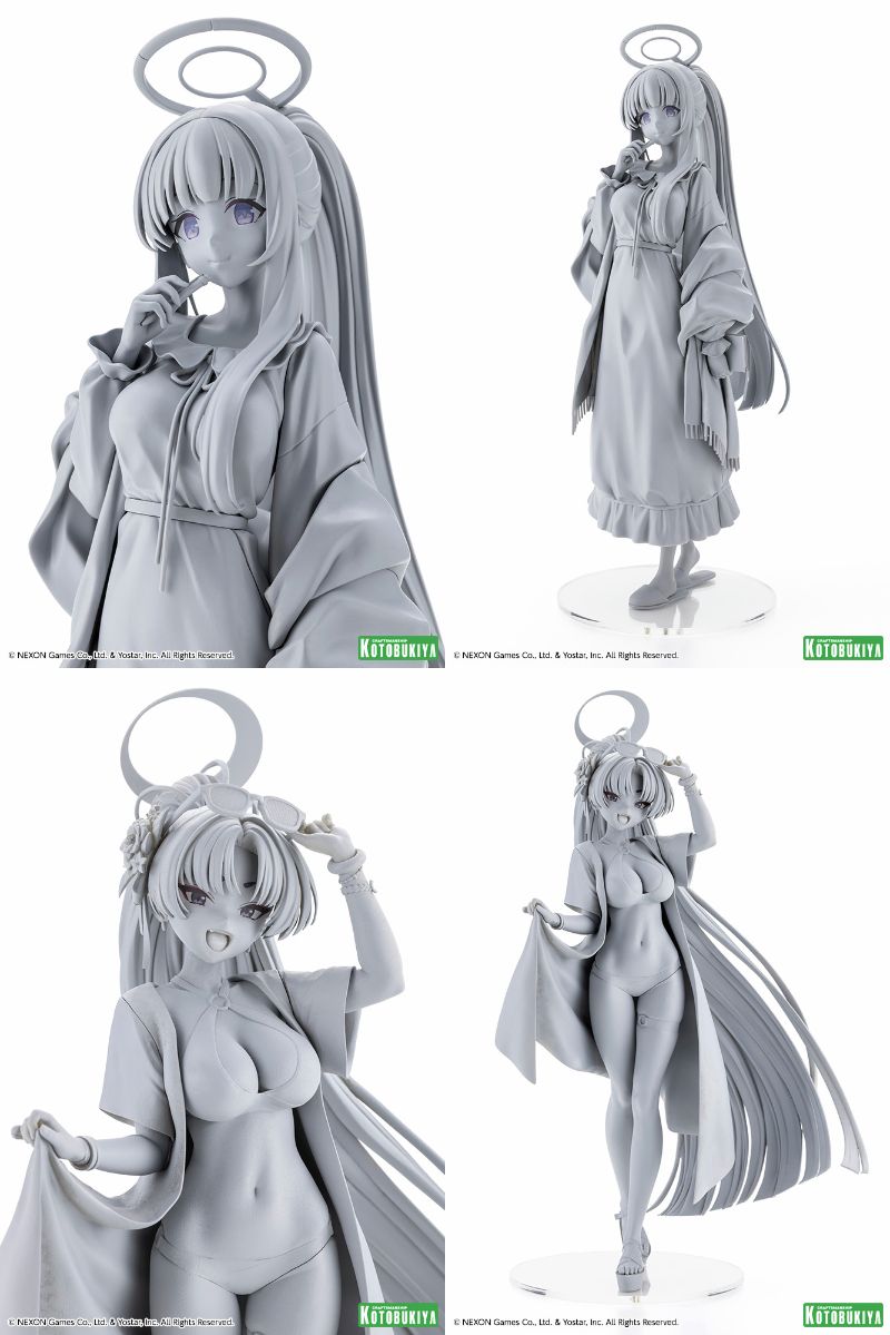 Kotobukiya 曝光《蔚藍檔案》諾亞睡衣與由香里泳裝開發原型灰模 細膩重現學生慵懶與夏日姿態 4 Kotobukiya 曝光《蔚藍檔案》諾亞睡衣與由香里泳裝開發原型灰模 細膩重現學生慵懶與夏日姿態