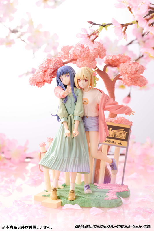 《Lycoris Recoil 莉可麗絲》千束與瀧奈春Ver.模型預購中 重現第一卷封面經典插畫