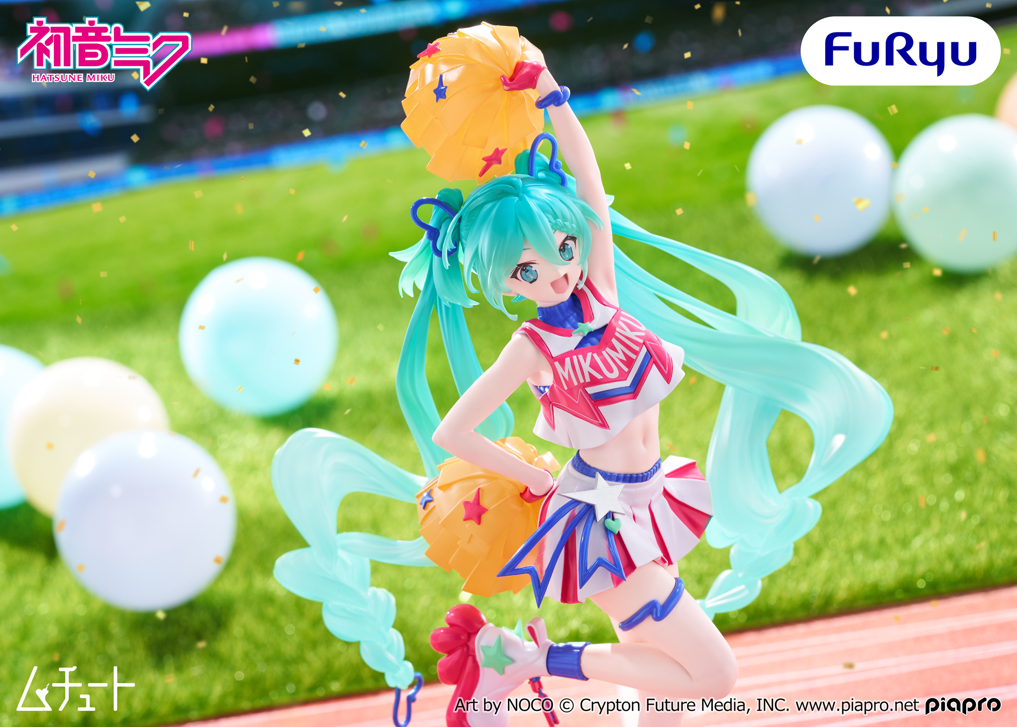 FuRyu《初音未來》景品模型邀插畫家NOCO操刀 活力啦啦隊造型2026年12月登場