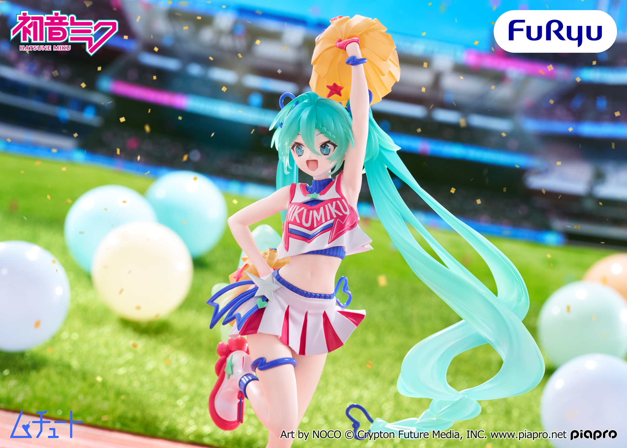 FuRyu《初音未來》景品模型邀插畫家NOCO操刀 活力啦啦隊造型2026年12月登場