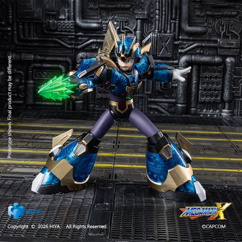 Hiya Toys推出《洛克人 X》究極鎧甲可動人偶 支援磁控發光2027年秋季發售