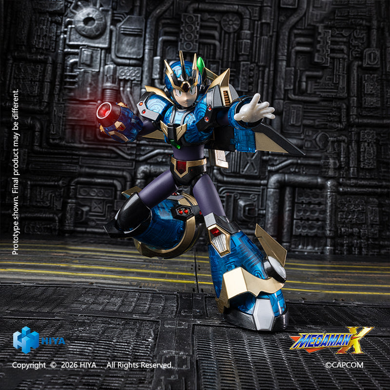 Hiya Toys推出《洛克人 X》究極鎧甲可動人偶 支援磁控發光2027年秋季發售