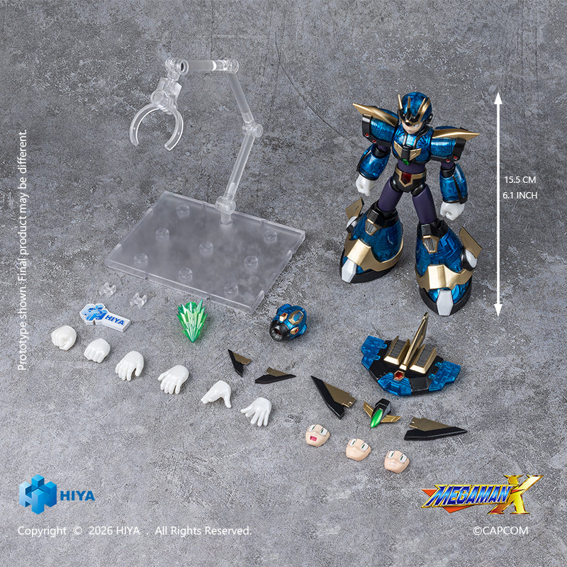 Hiya Toys推出《洛克人 X》究極鎧甲可動人偶 支援磁控發光2027年秋季發售