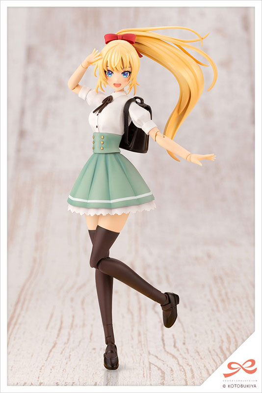 壽屋《創彩少女庭園》佐伯律花夏服 7月17日再販 內附三款髮型零件可與女神裝置混搭
