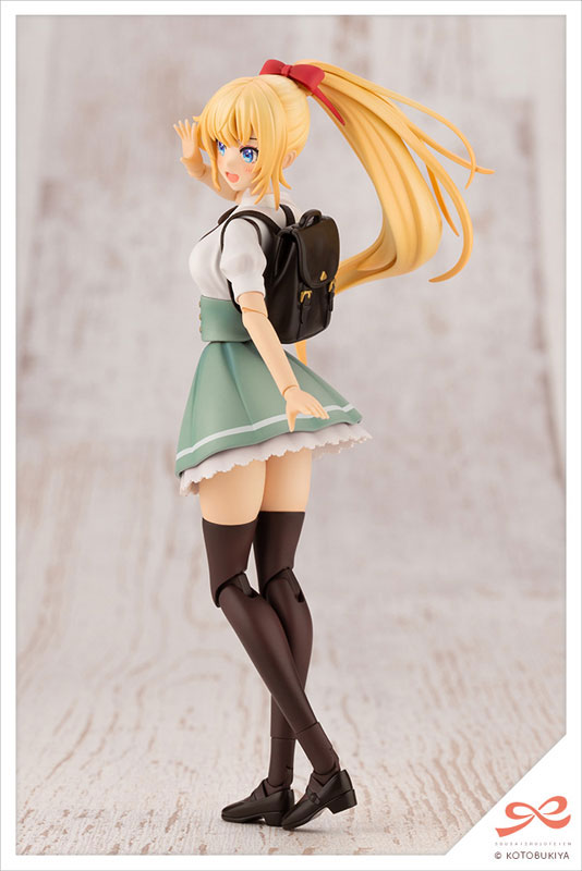 壽屋《創彩少女庭園》佐伯律花夏服 7月17日再販 內附三款髮型零件可與女神裝置混搭