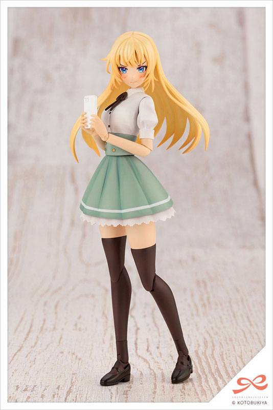 壽屋《創彩少女庭園》佐伯律花夏服 7月17日再販 內附三款髮型零件可與女神裝置混搭