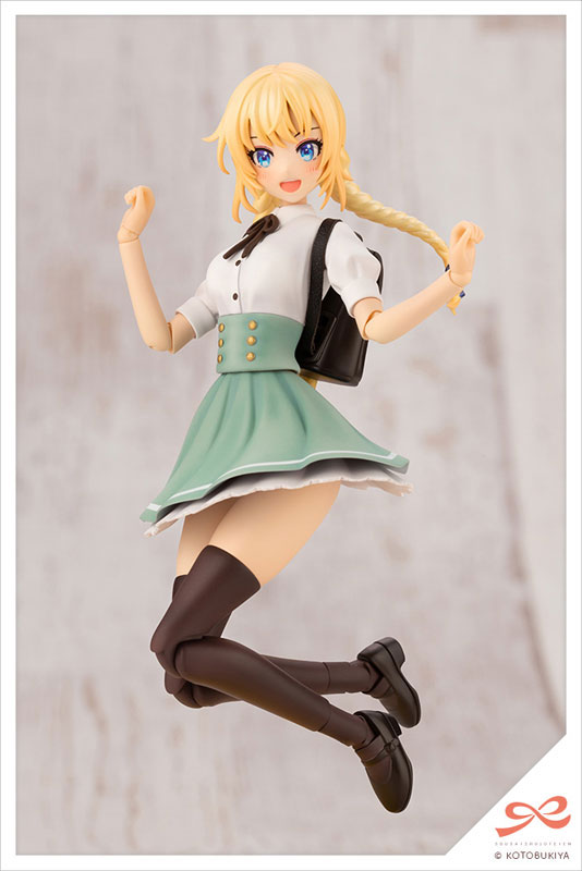 壽屋《創彩少女庭園》佐伯律花夏服 7月17日再販 內附三款髮型零件可與女神裝置混搭