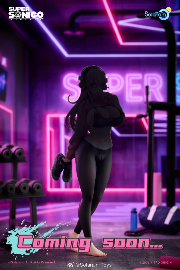 Solarain《超級索尼子》運動版模型公開 勾勒重磅肉感美態