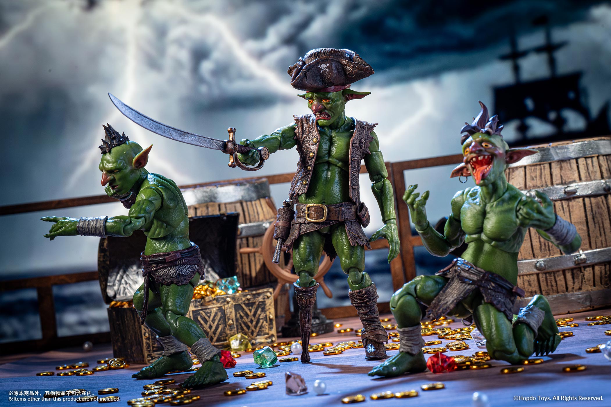HopDo Toys《哥布林》海賊與主廚原型公開 靈活關節應付各種特定需求