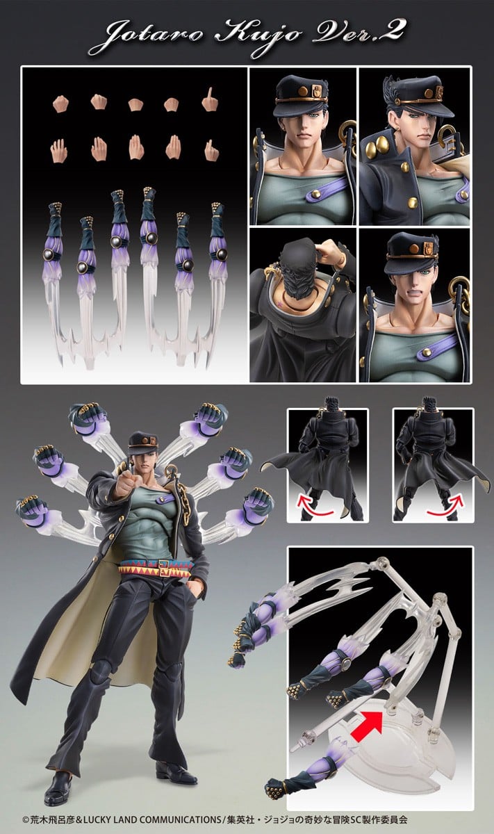Medicos《JoJo 的奇妙冒險》空条承太郎、白金之星超像可動再販預購開跑