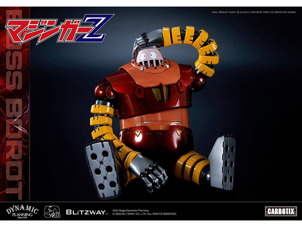 BLITZWAY《無敵鐵金剛》波士機器人合金模型 2026 年冬季再販 惡搞配件滿載