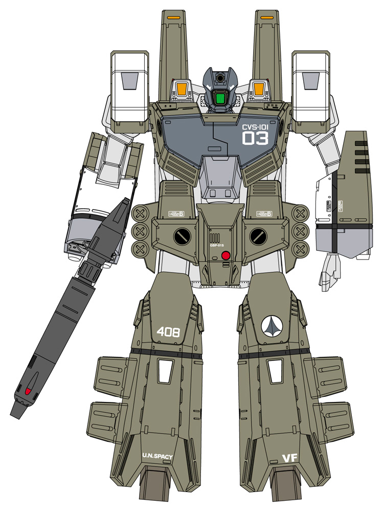 Hasegawa《超時空要塞》VF-1A 模型 11 月開賣 天神英貴封繪加持