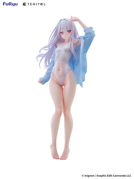 TENITOL推出mignon原創《shiro》泳裝模型 濕身襯衫透視感完美重現肌膚肉感