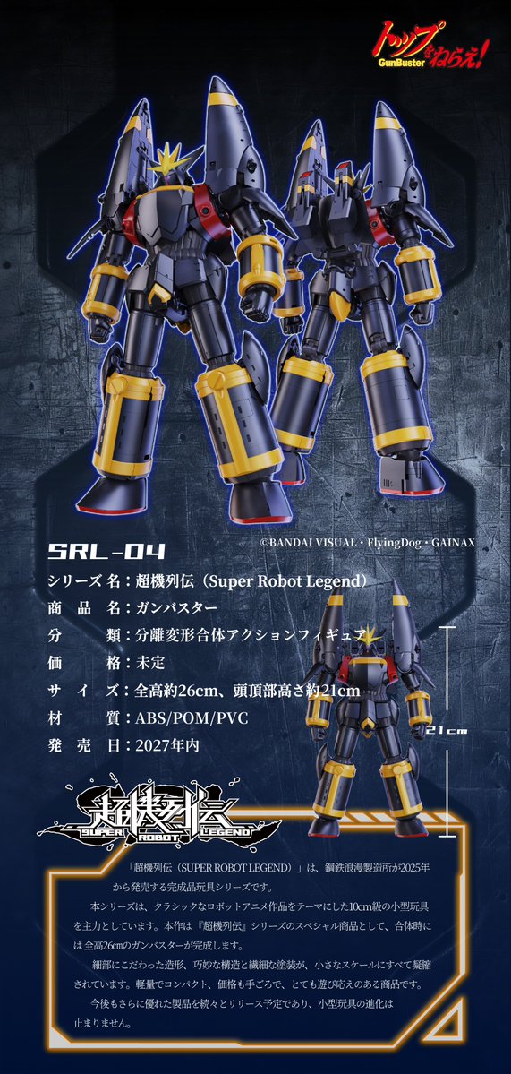 鋼鐵浪漫《飛越巔峰》鋼巴斯達原型公開 完全變形合體近期開放預購