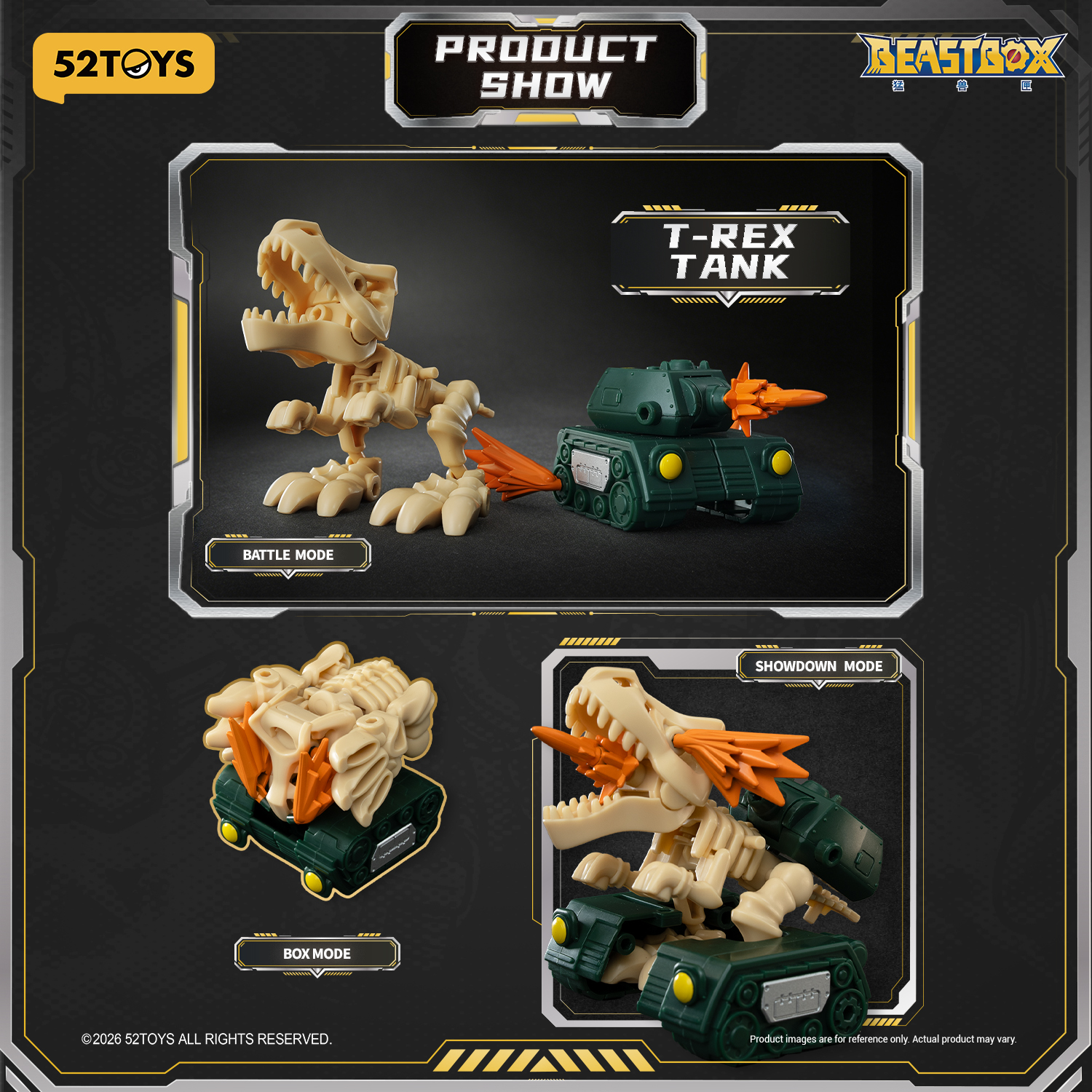 52TOYS《BEASTBOX》新系列公開 化石機械混搭近期預購