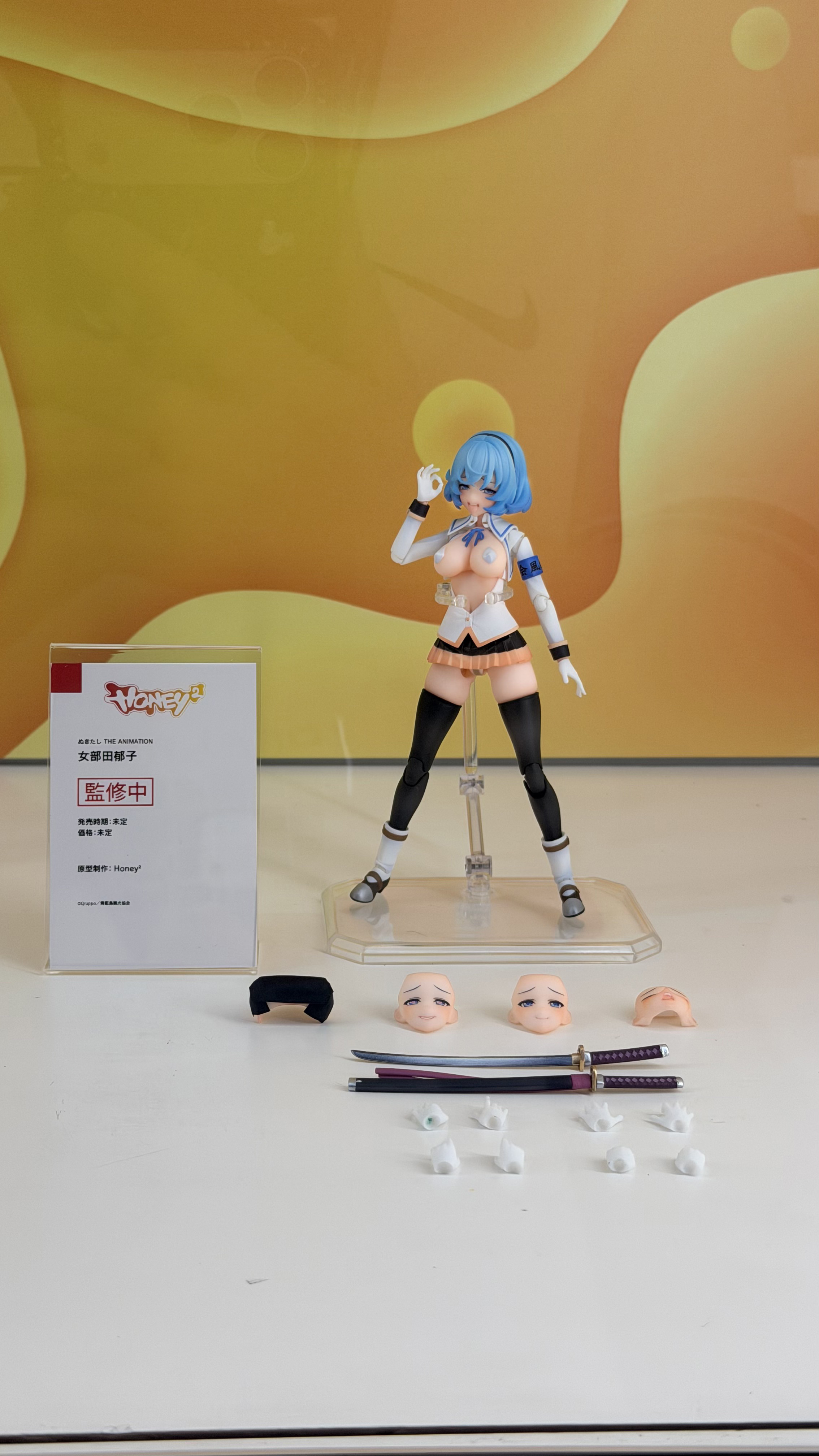 honey² 公開《Nukitashi》可動人偶 桐香、礼、郁子原型亮相