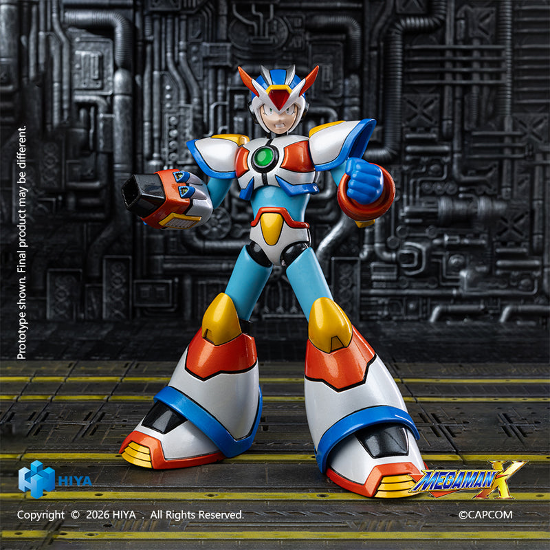 Hiya Toys 推出《洛克人 X》第三裝甲可動人偶 搭載腳底磁吸與集氣發光機能預計 2027 年秋季上市