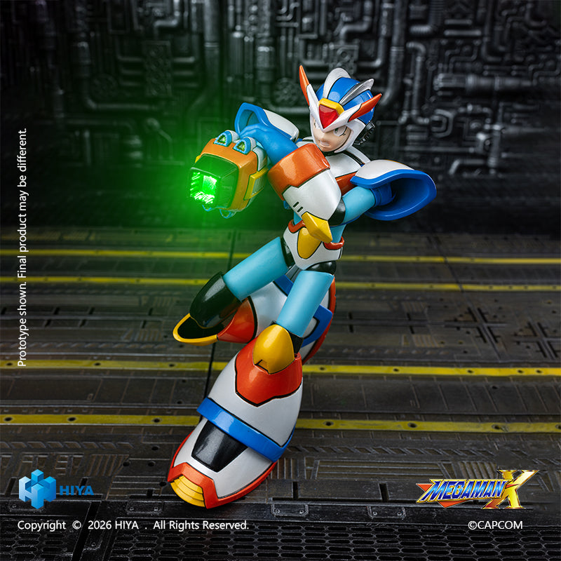 Hiya Toys 推出《洛克人 X》第三裝甲可動人偶 搭載腳底磁吸與集氣發光機能預計 2027 年秋季上市