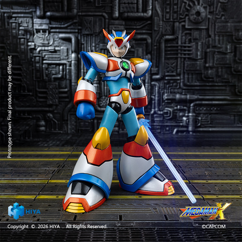 Hiya Toys 推出《洛克人 X》第三裝甲可動人偶 搭載腳底磁吸與集氣發光機能預計 2027 年秋季上市