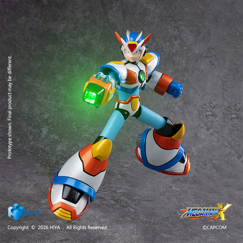 Hiya Toys 推出《洛克人 X》第三裝甲可動人偶 搭載腳底磁吸與集氣發光機能預計 2027 年秋季上市