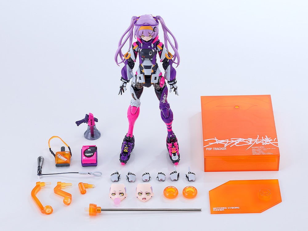 Max Factory《少女発動機》合金人偶 POP TRACKER 開放預訂,夢幻粉紫配色預計 2027 年發貨