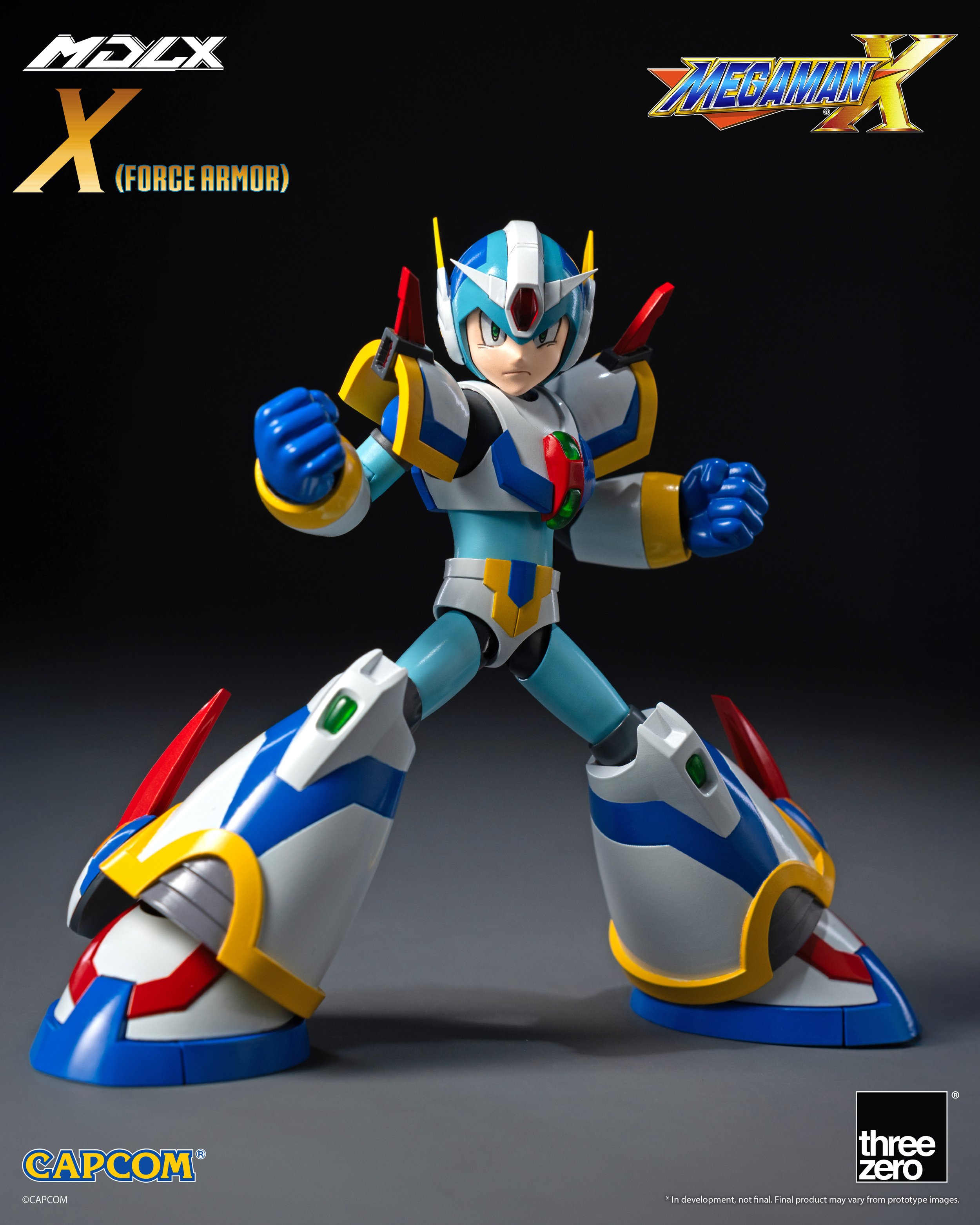 threezero《洛克人 X》MDLX 第四裝甲原型曝光 腳部磁鐵重現經典攀牆