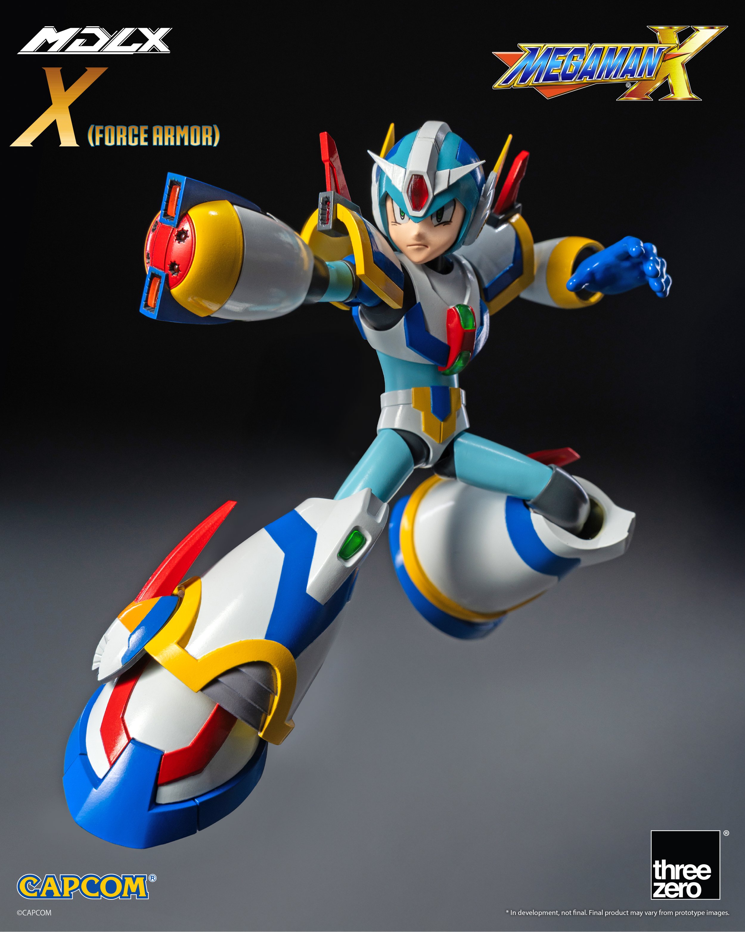 threezero《洛克人 X》MDLX 第四裝甲原型曝光 腳部磁鐵重現經典攀牆