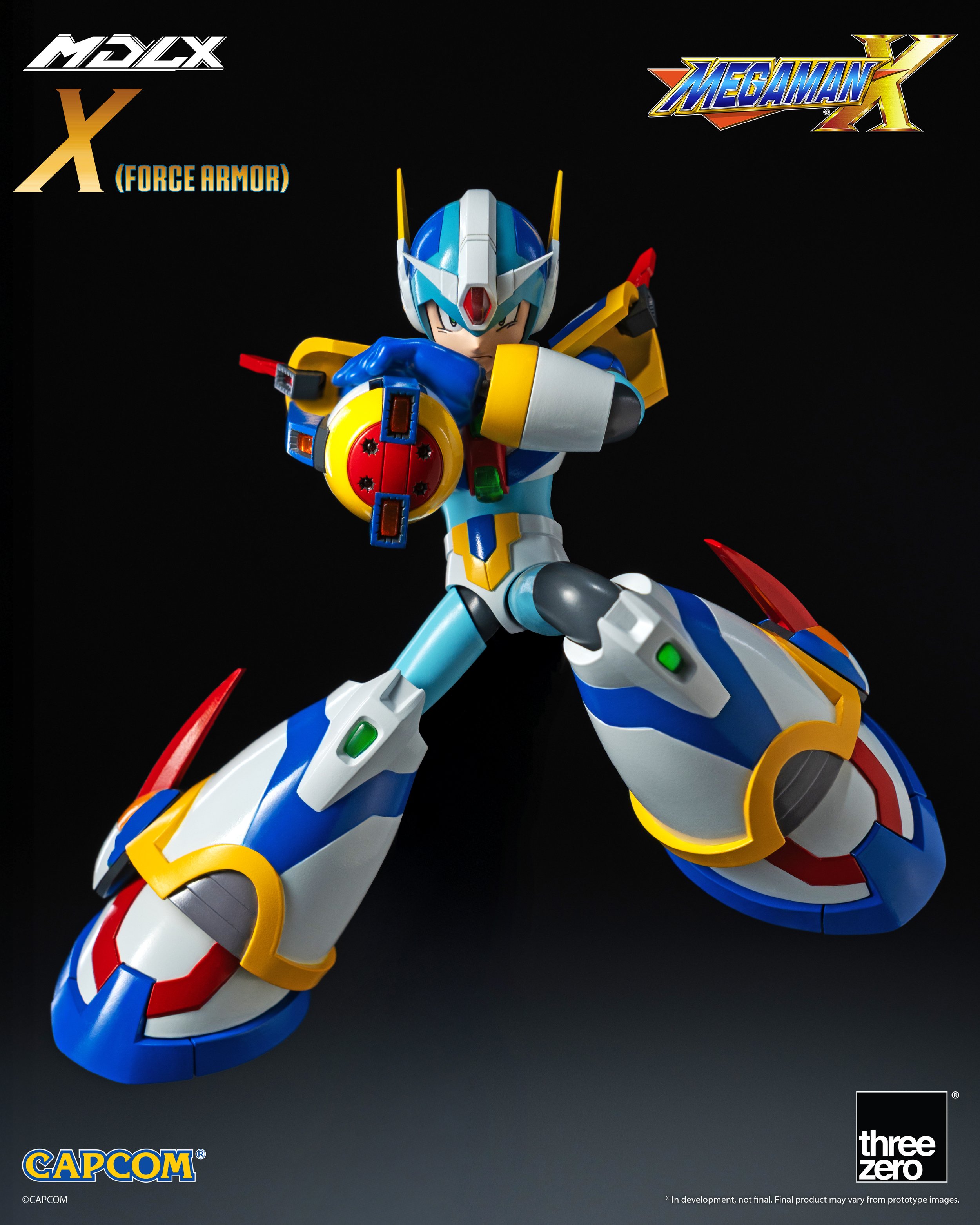 threezero《洛克人 X》MDLX 第四裝甲原型曝光 腳部磁鐵重現經典攀牆