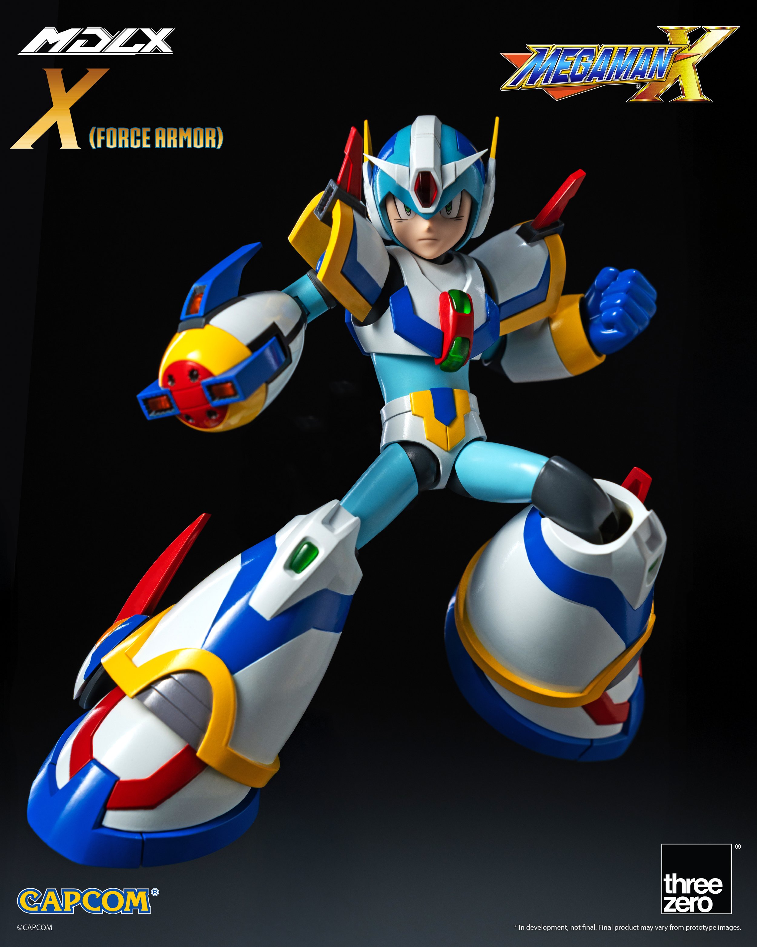 threezero《洛克人 X》MDLX 第四裝甲原型曝光 腳部磁鐵重現經典攀牆
