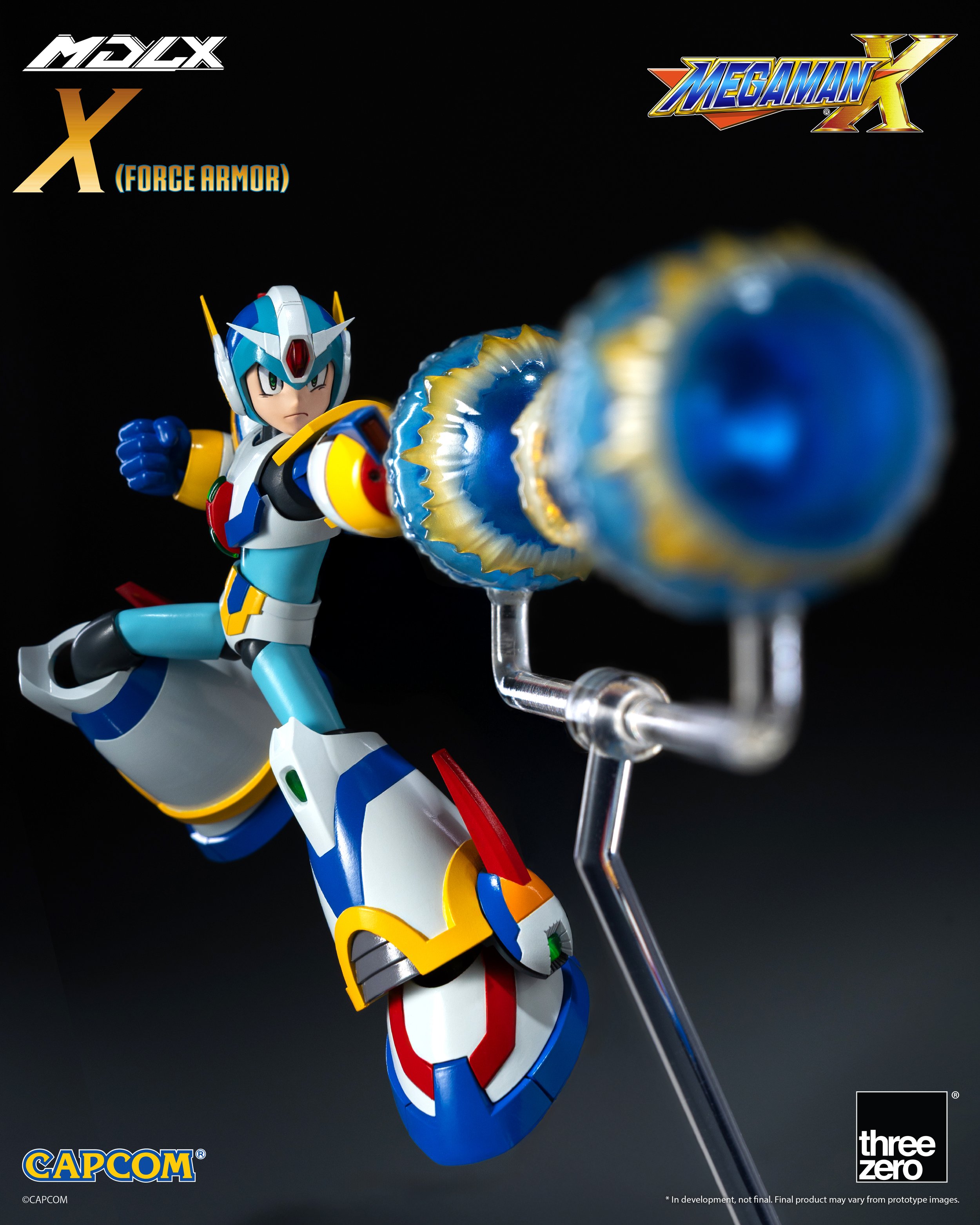 threezero《洛克人 X》MDLX 第四裝甲原型曝光 腳部磁鐵重現經典攀牆