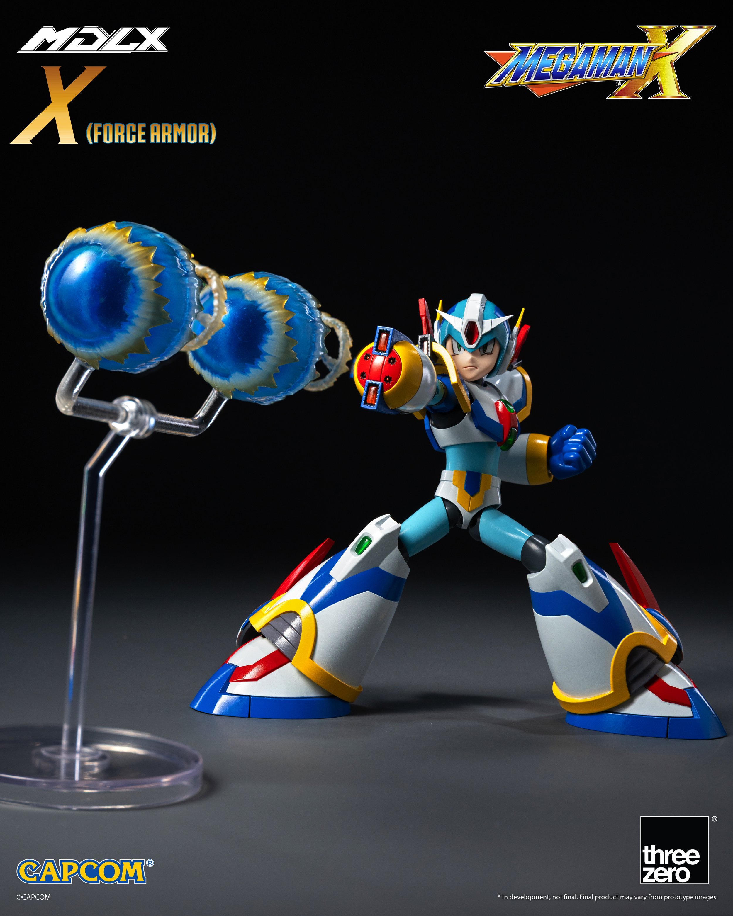 threezero《洛克人 X》MDLX 第四裝甲原型曝光 腳部磁鐵重現經典攀牆