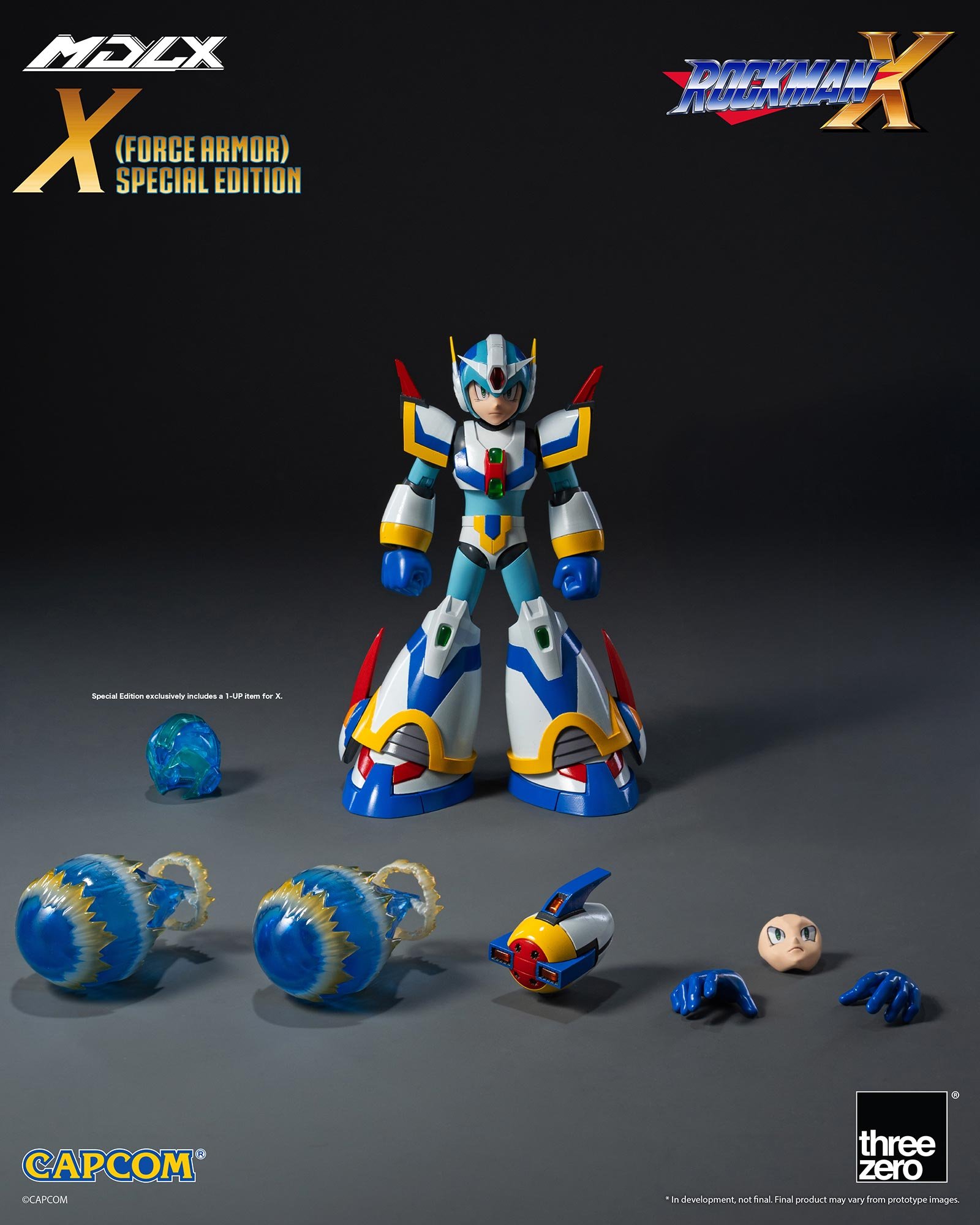 threezero《洛克人 X》MDLX 第四裝甲原型曝光 腳部磁鐵重現經典攀牆