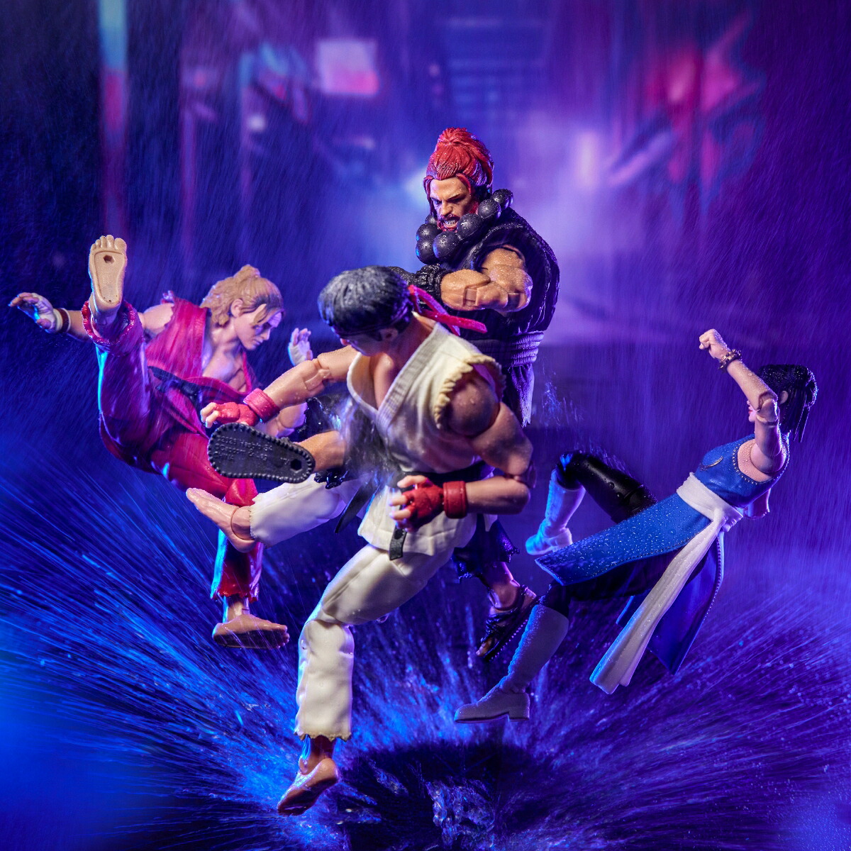 Hasbro Japan 推出《Street Fighter》真人電影版可動人偶,隆、肯、春麗與豪鬼 2026 年 10 月開賣